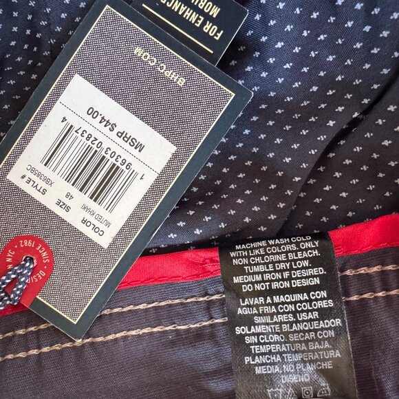 Beverly Hills Polo Club Mens Relaxed Fit Cargo Shorts Sz 48 Khaki Modern Stretch - Picture 8 of 9